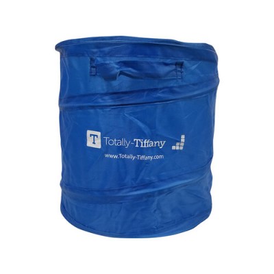 LIQUIDATION- Totally Tiffany - Poubelle «Pop-up Trash Can» Turquoise (Le prix indiqué est déjà à 50% de rabais)